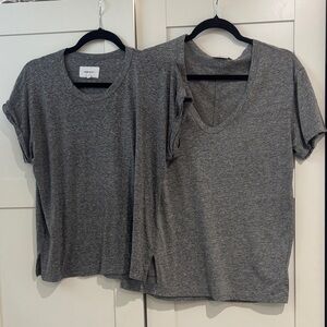 Current/Elliott & AG Jeans - Gray T-Shirt Set, S/L